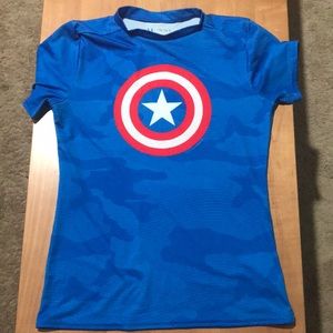 Captain America Under Armor T-Shirt